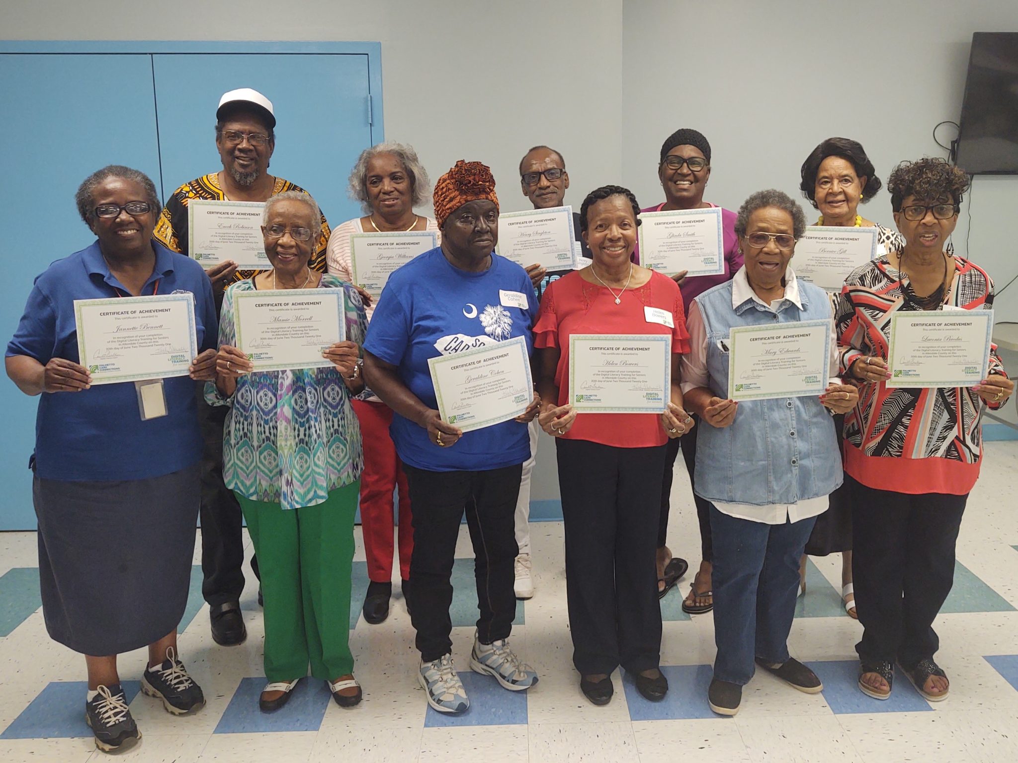 Seniors Complete Digital Literacy Training Palmetto Care Connections